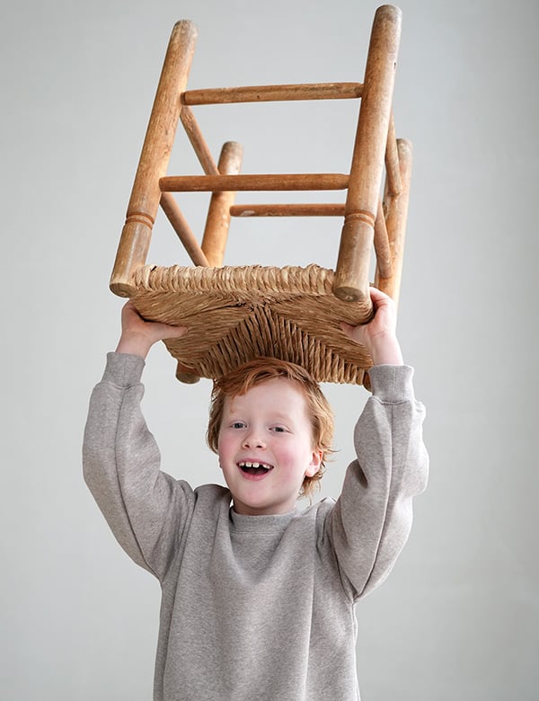 Kindermodel met rossig haar Lewis V.