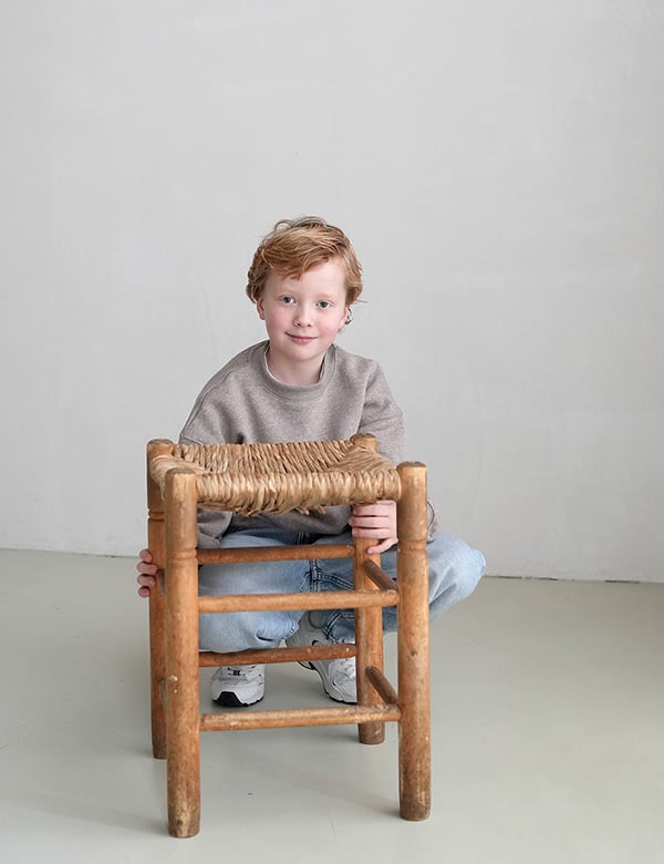 Kindermodel met rossig haar Lewis V.