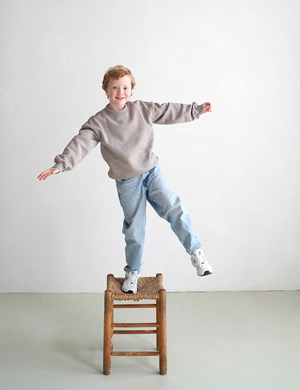 Kindermodel met rossig haar Lewis V.