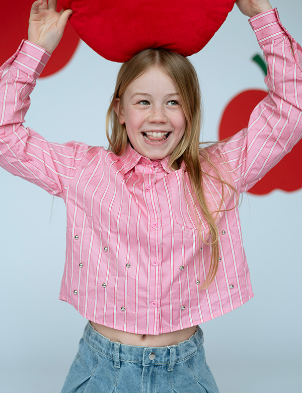 meisjes kindermodel met blond haar Lise S.