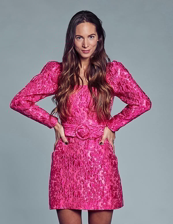 Vrouwelijk model met bruin haar Marlieke