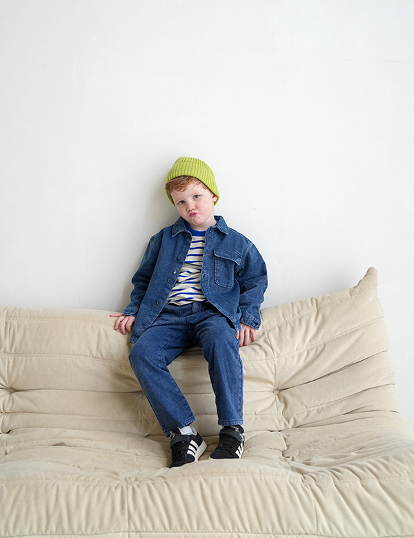 Kindermodel Jongen rossig haar Mason V.