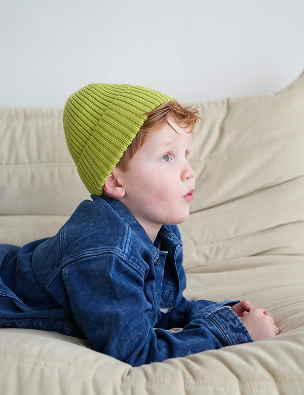Kindermodel Jongen rossig haar Mason V.