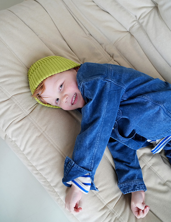 Kindermodel Jongen rossig haar Mason V.