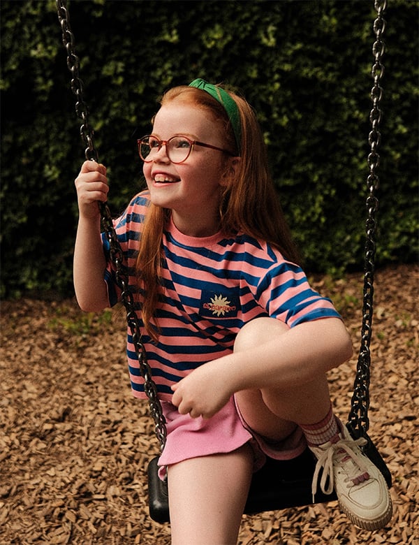 Kindermodel met rood haar Mirthe S.