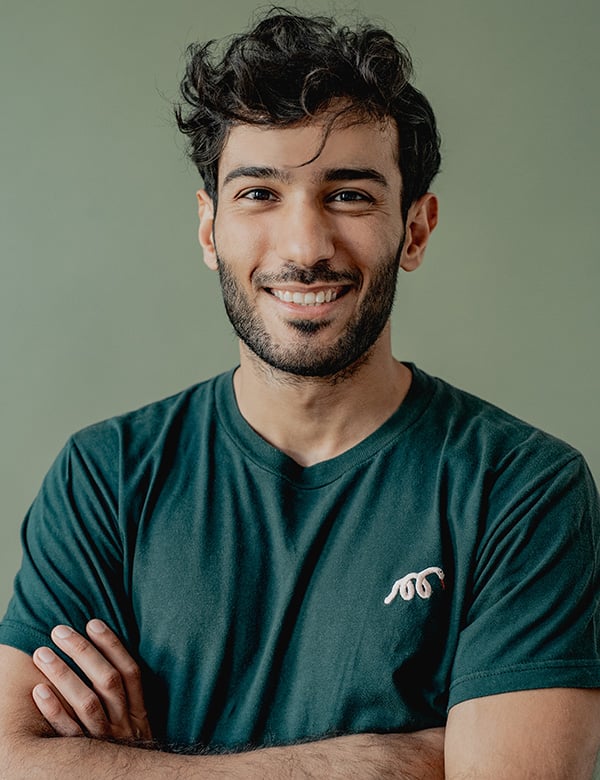 Mannelijk model met donker haar Radman