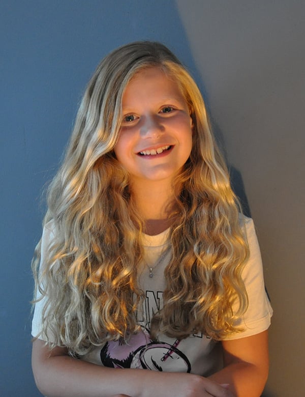 Kindermodel met blond haar Sophie O.