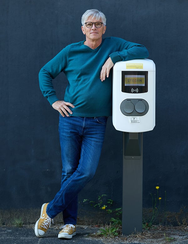 Mannelijk model met grijs haar Wim V.