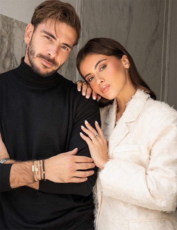 Mannelijk model met bruin haar Joeri Z.