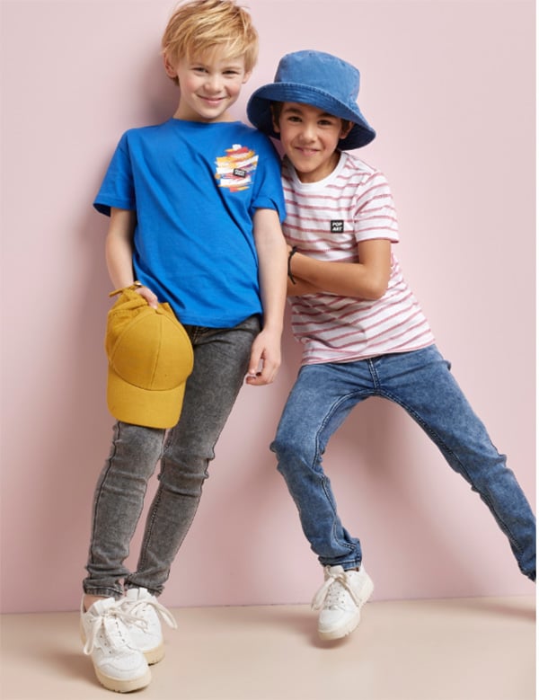 Kindermodel met blond haar Lars R.