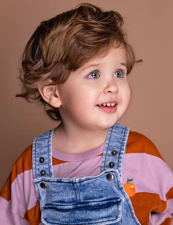 Kindermodel met blond haar Morris A.