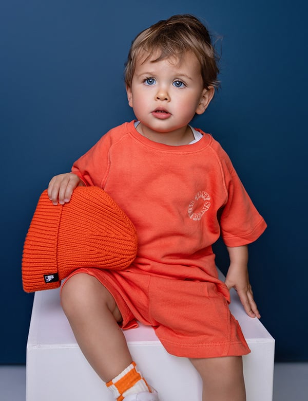Kindermodel met blond haar Morris A.