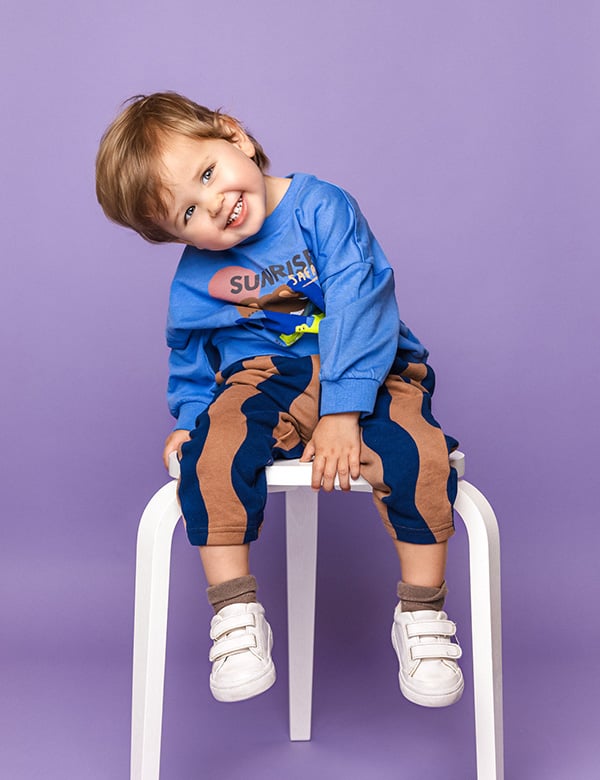 Kindermodel met blond haar Morris A.