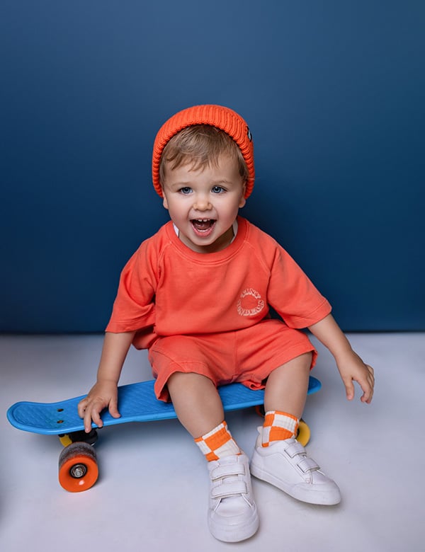 Kindermodel met blond haar Morris A.