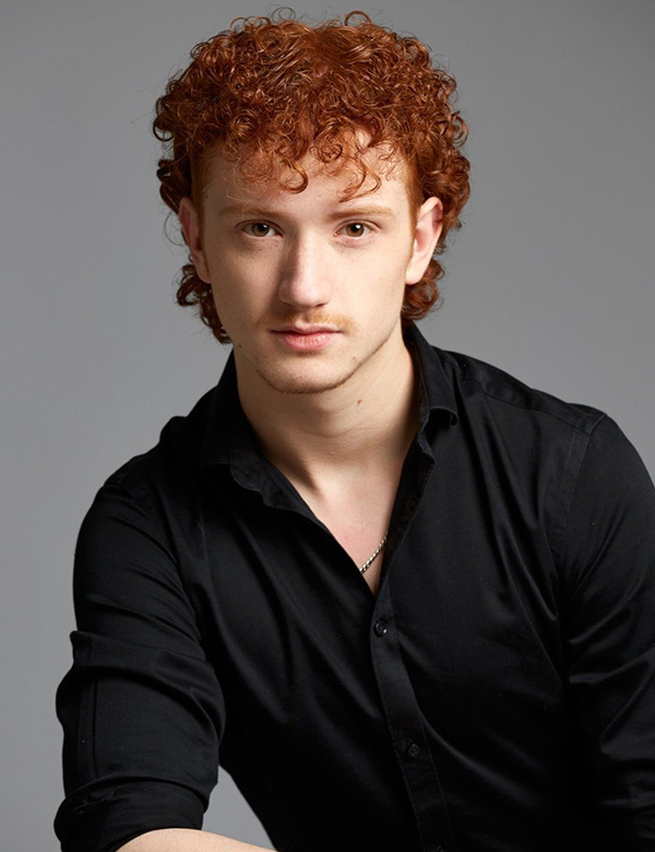 Mannelijk model met rood haar Ralph L.