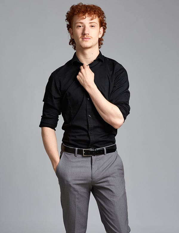 Mannelijk model met rood haar Ralph L.