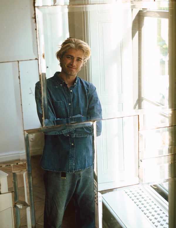 Mannelijk model met blond haar Cees D.