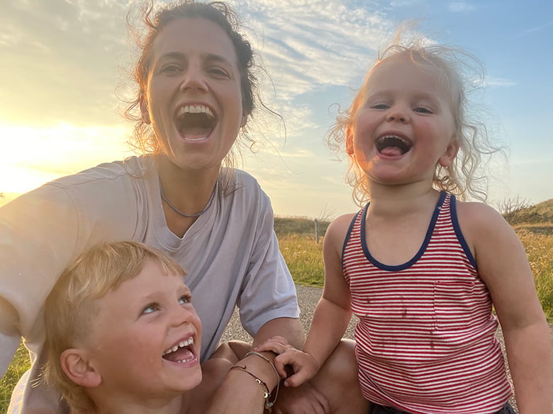 Modellen gezin Familie Hoevens