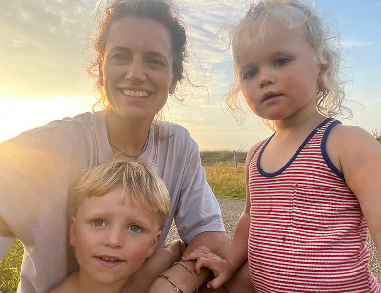 Modellen gezin Familie Hoevens