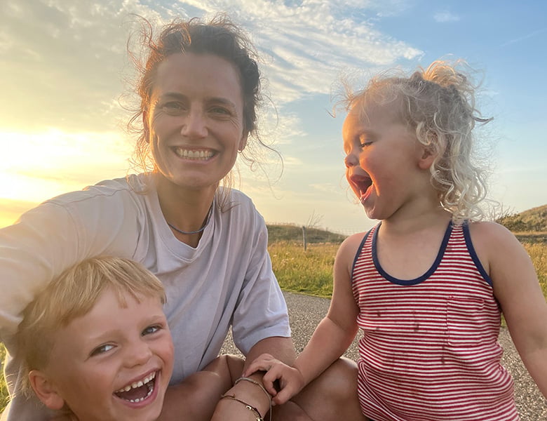 Modellen gezin Familie Hoevens