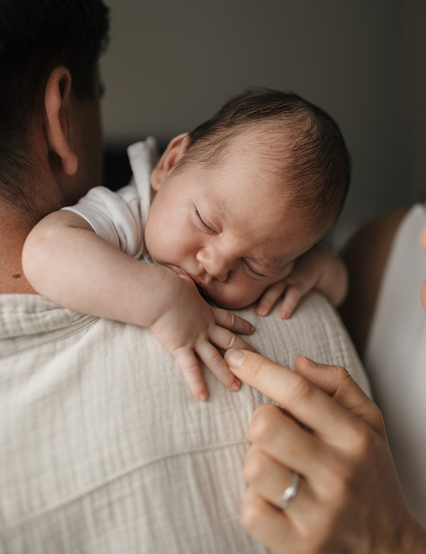 Familie met 3 gezinsleden Familie Netzer.