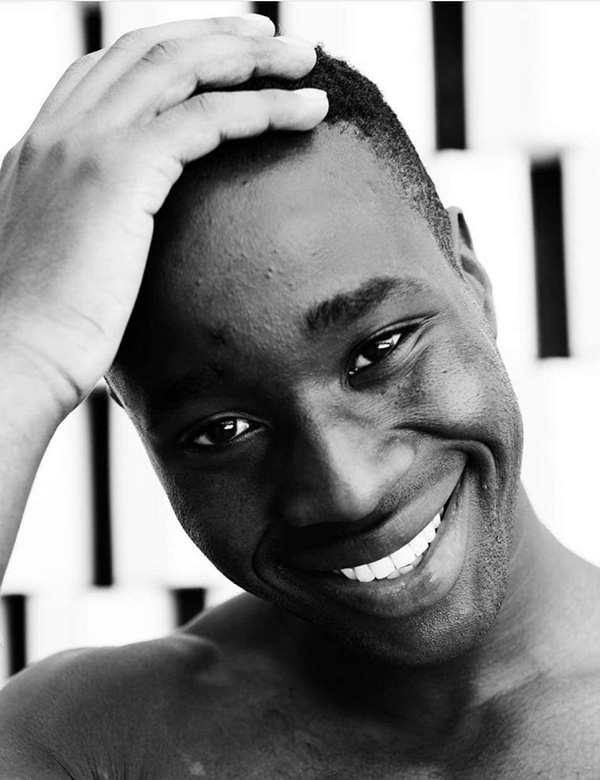 Mannelijk model met kort haar Jean-Luc