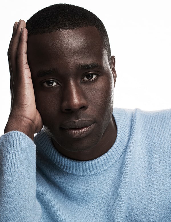 Mannelijk model met kort haar Jean-Luc