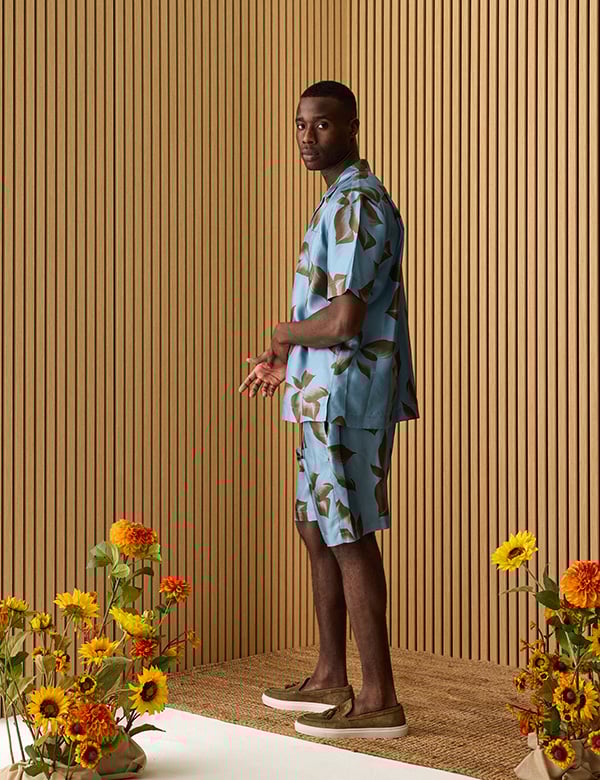 Mannelijk model met kort haar Jean-Luc