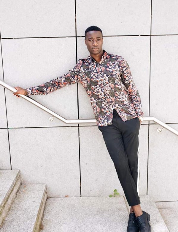 Mannelijk model met kort haar Jean-Luc