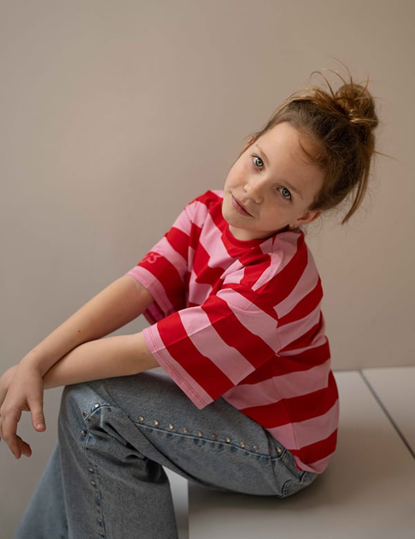 kindermodel met blond haar Lux