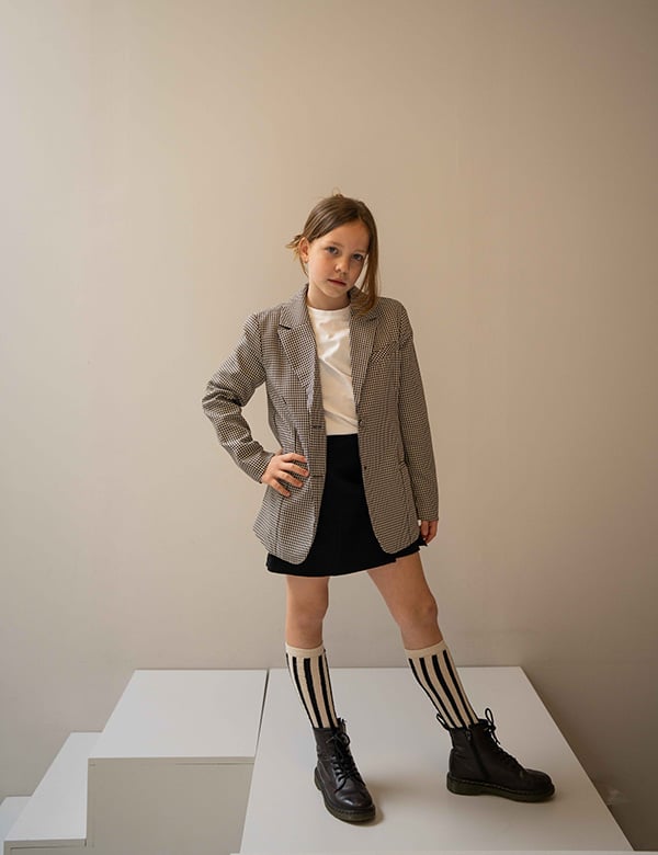kindermodel met blond haar Lux