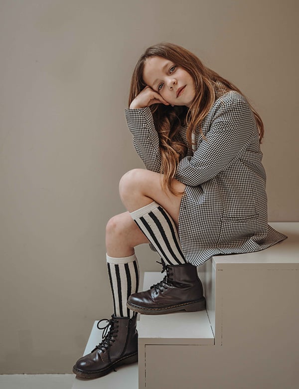 kindermodel met blond haar Lux