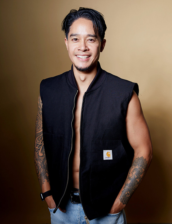 Mannelijk model met donker Robert