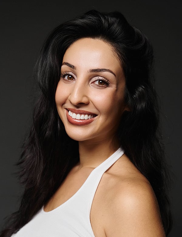 Vrouwelijke model met zwart haar Seylan A.
