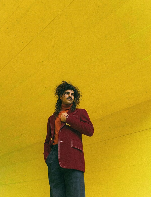 Mannelijk model met donker haar Umer