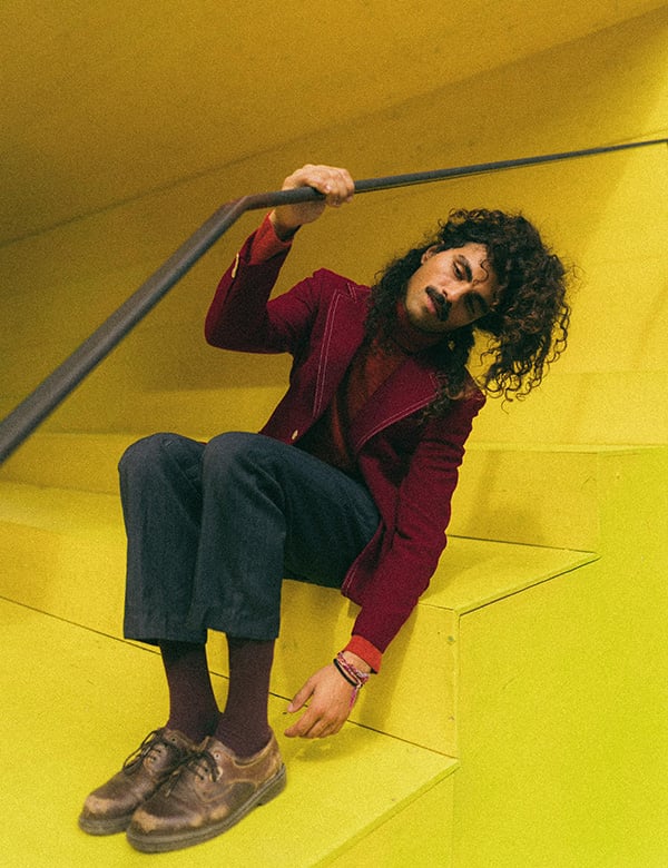 Mannelijk model met donker haar Umer