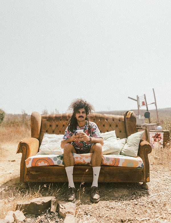 Mannelijk model met donker haar Umer