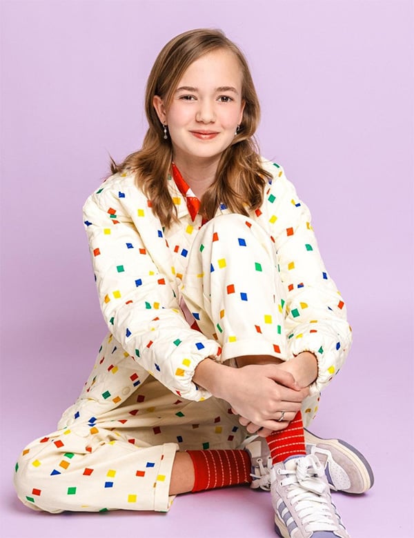 Kindermodel met bruin haar Zoey May