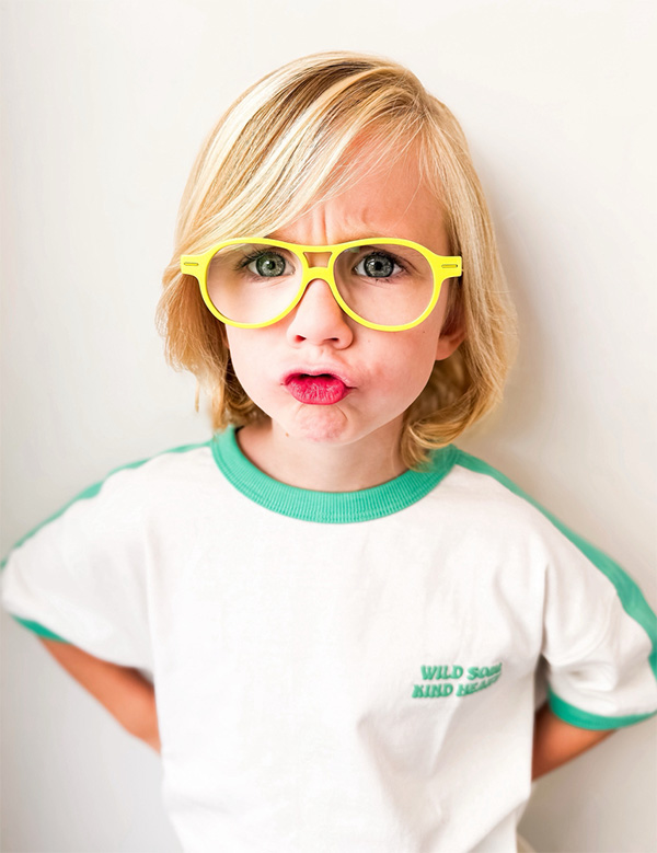 Kindermodel met blond haar Morris V.