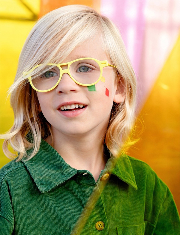 Kindermodel met blond haar Morris V.