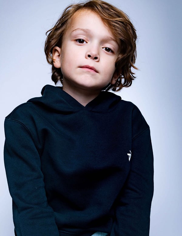 Kindermodel mer bruin haar Scott G.