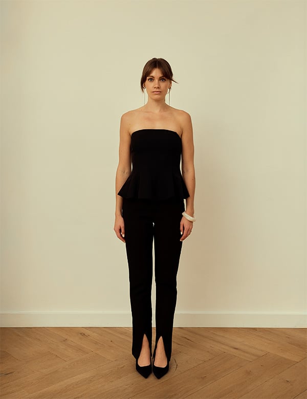 Vrouwelijk model met bruin haar Kiki M.