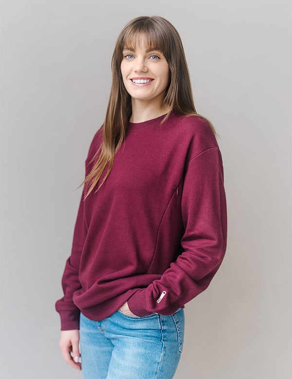 Vrouwelijk model met bruin haar Kiki M.