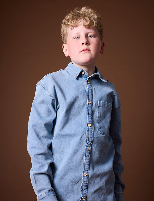 Kindermodel met blond haar Bodian