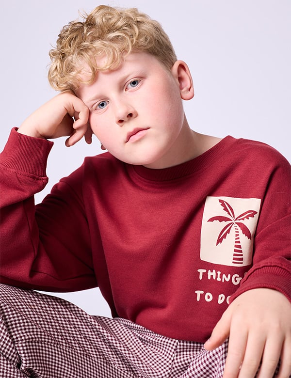 Kindermodel met blond haar Bodian