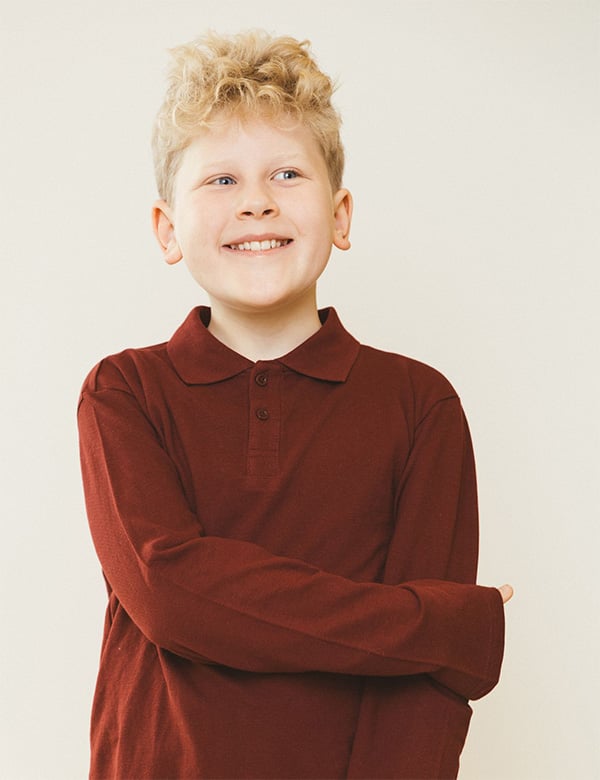 Kindermodel met blond haar Bodian