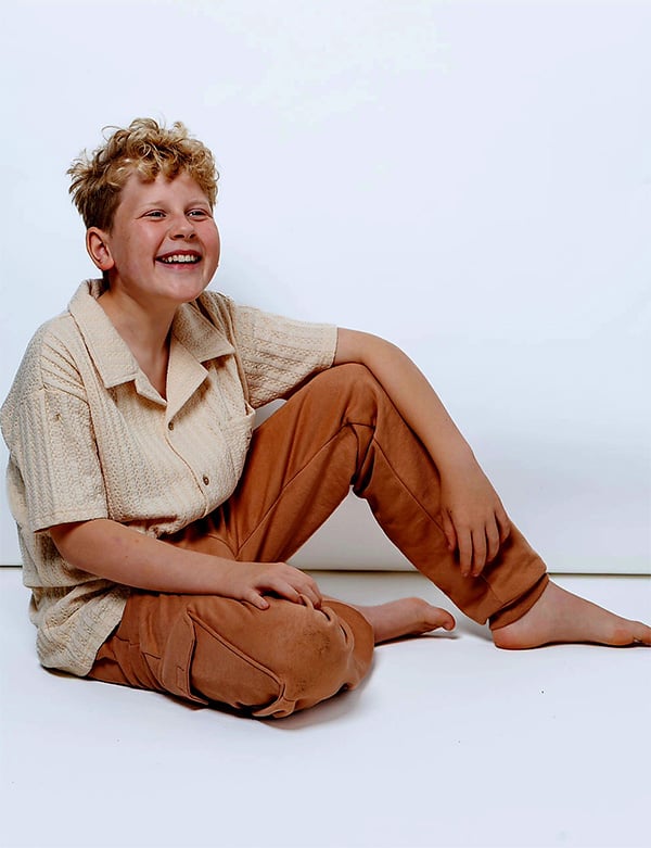 Kindermodel met blond haar Bodian