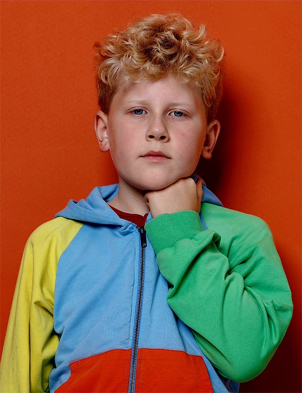 Kindermodel met blond haar Bodian