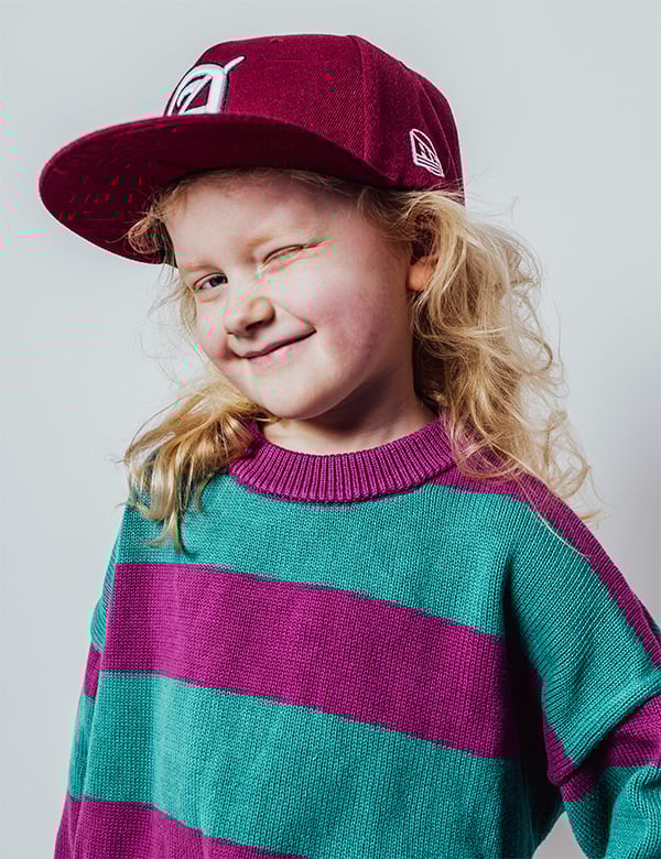 Kindermodel met blond haar Dominique