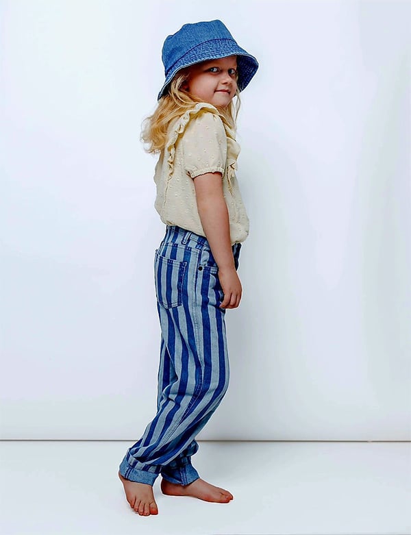 Kindermodel met blond haar Dominique